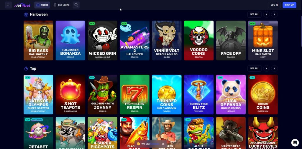 Studio attribution to BGaming on the Jet4Bet listing